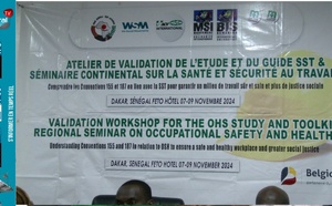 Pour un milieu de travail sûr et sain : La CNTS organise un séminaire continental sur la Santé et la Sécurité au Travail, ce jeudi