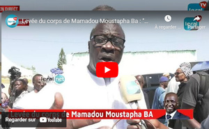 Levée du corps de Mamadou Moustapha Ba : "Que ses successeurs s'inspirent de son exemple"