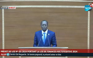 Vote de la Loi rectificative 2024 / Abdou Mbow, député de l'opposition: "Vous avez été élus grâce à votre parole, maintenant taisez-vous et travaillez"