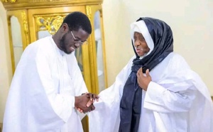 VIDEO | L’arrivée du Président Bassirou Diomaye Faye à Cambérène, chez le Khalife général des Layènes, Seydina Mouhamadou Makhtar Laye