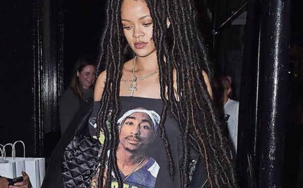 Rihanna, la barbadienne : fan et admiratrice de Tupac Shakur