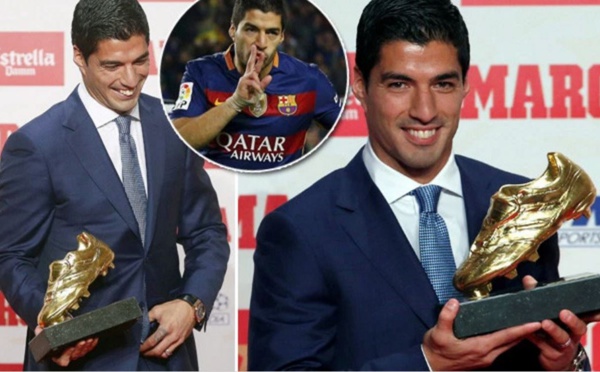 Photo : Luis Suarez, soulier d'Or