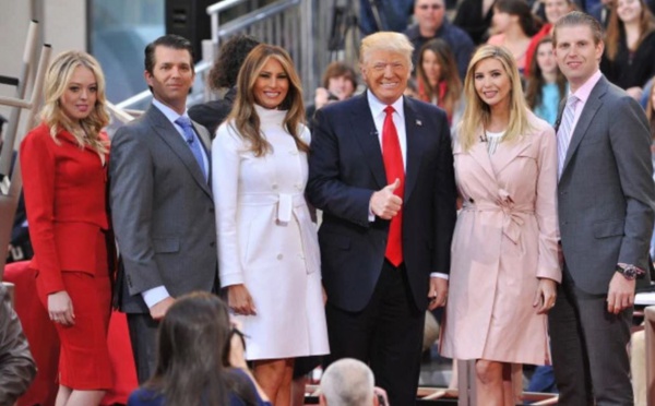 Photo : Donald Trump et sa famille