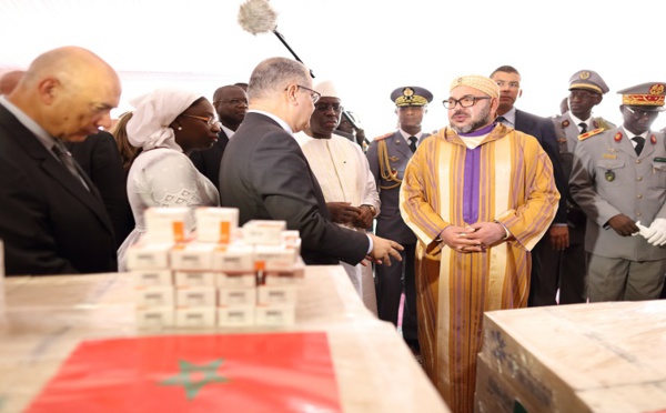 Le don de Mohammed VI comprend trois familles de médicaments : des antirétroviraux, des antibactériens et des antifongiques