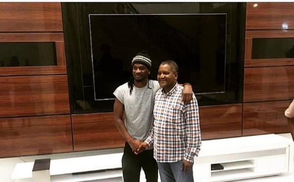 Pour leur 35e anniversaire, P square a invité le milliardaire Aliko Dangote  (photos)