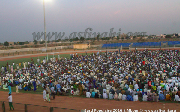 PHOTOS - Burd populaire Gamou Tivaouane : les images du Stade Caroline Faye de Mbour