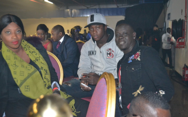 Ndèye Guèye et son mari Boy Jinné au concert de Viviane Chidid au Palais des Congrès de Montreuil