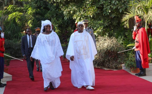 Photo : Macky Sall et Marième Faye Sall en mode ndanane