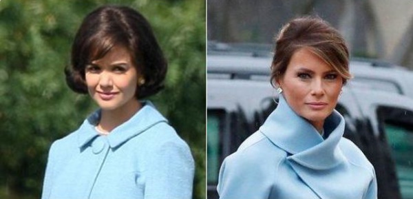 Photo-Jackie Kennedy vs Melania Trump, Mme Trump a choisi son camp!!!