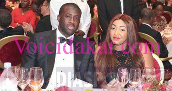 Yaya Touré avec sa dulcinée, regardez !