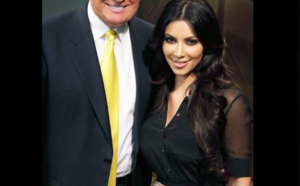 Photo-Donald Trump en compagnie de Kim Kardashian, tous deux souriants!!