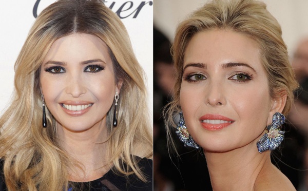 Photos: Ivanka Trump Ivanka Trump a eu les yeux marrons, puis verts et à nouveau marron. 