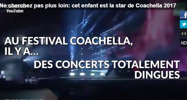 Ce gamin qui danse à Coachella, est la star de l'édition 2017