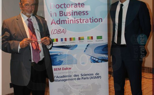 Cérémonie de lancement du Doctorate in business administration (DBA) de BEM Dakar