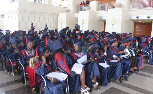 Sortie de promotion des étudiants de l'école Ensup Afrique