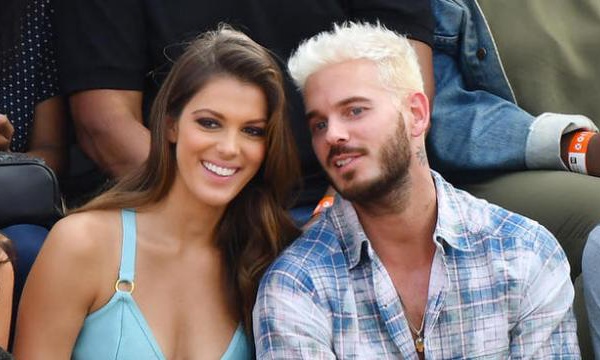 Iris Mittenaere et M Pokora très complices à Roland-Garros