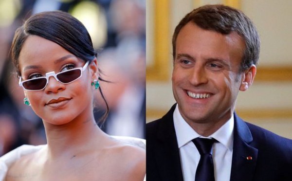 Education: Rihanna interpelle Emmanuel Macron