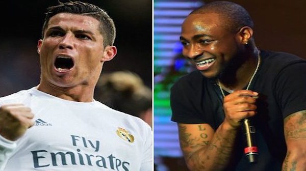 Davido devient « fou » pour Cristiano Ronaldo, regardez la raison!