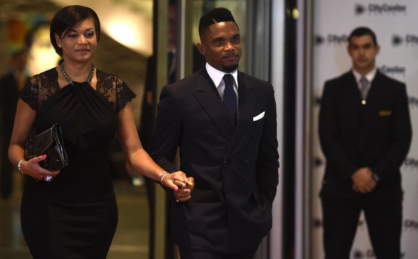 Photos : Samuel Eto'o et sa femme éblouissent le mariage de Messi, regardez.