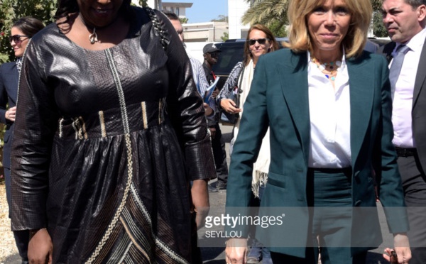 Photos : Marième Faye Sall et Brigitte Macron à l’île de Gorée