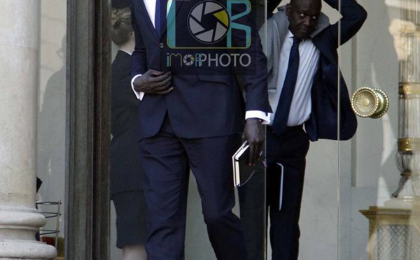 Photos : Amadou Gallo Fall, Vice-président NBA pour l'Afrique, au palais de l'Élysée