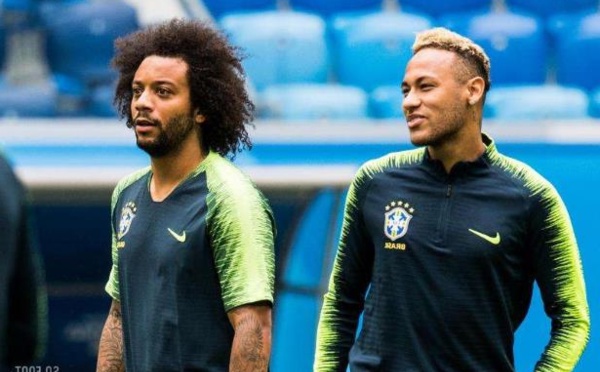 Quand Marcelo ordonne à Neymar d'arrêter de pleurer