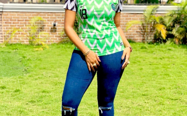 17 photos : Juliet Ibrahim, la belle supportrice du Nigeria qui fait le buzz au Mondial 2018