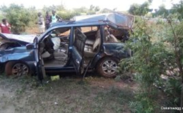 05 Photos: Les images de l’accident du journaliste Ndéné Biteye de Walf