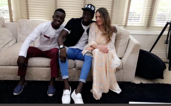 ( 03 Photos ) Cheikhou Kouyaté en toute complicité avec Idrissa Gana Gueye et son épouse