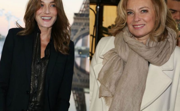 Pour Carla Bruni-Sarkozy, Valérie Trierweiler est "une battante, une vraie amoureuse"