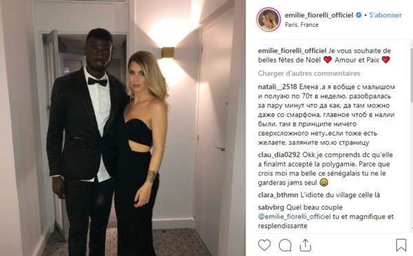 Photos :  Mbaye Niang et Emilie Fiorelli réconciliés ? Le cliché qui sème le doute sur Instagram