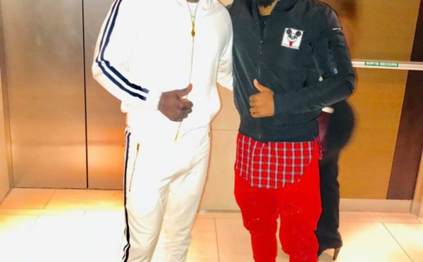 Photos : Henri Camara pose avec Akon