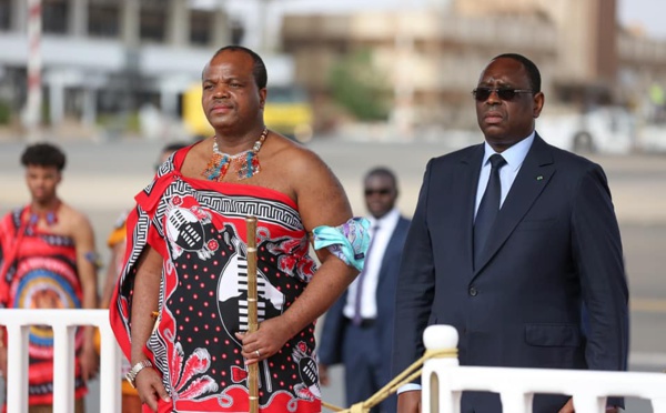 PHOTOS - Arrivée de Sa Majesté Mswati III au Sénégal