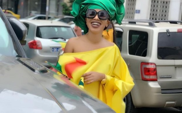 PHOTOS - Ndèye Soxna en mode " CAN" pour supporter les Lions de la teranga