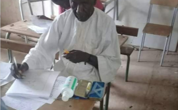 PHOTOS - Voici Ibrahima Amadou Sy, 72 ans, le doyen des candidats au BFEM 2019