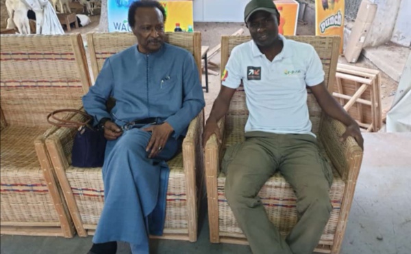 PHOTOS: Abou Kane, patron de la Bergerie Galoya et ses partenaires Baba Diao et Amadou Sall