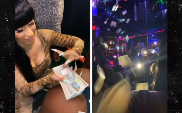 Cardi B: En séjour au Nigéria, l’attitude de la chanteuse en boîte de nuit indigne la toile