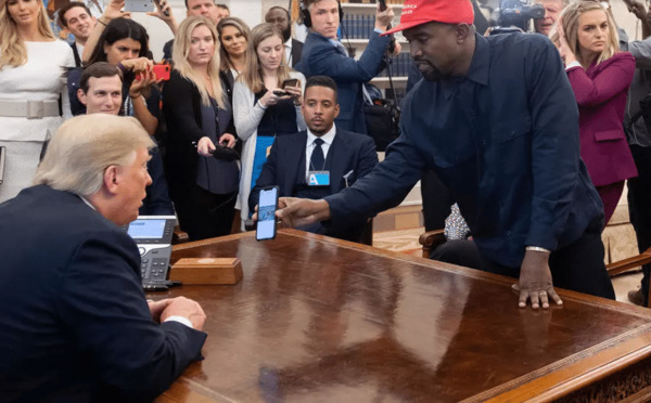 Kanye West candidat à la Maison Blanche ? Donald Trump trouve l’idée « très intéressante »