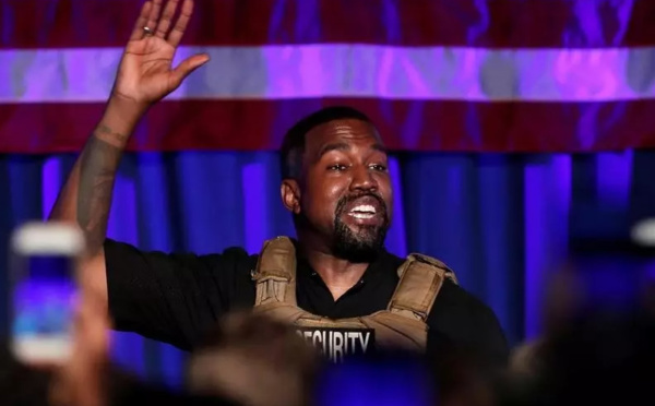 Présidentielle américaine: Kanye West lance sa campagne lors d'un meeting décousu