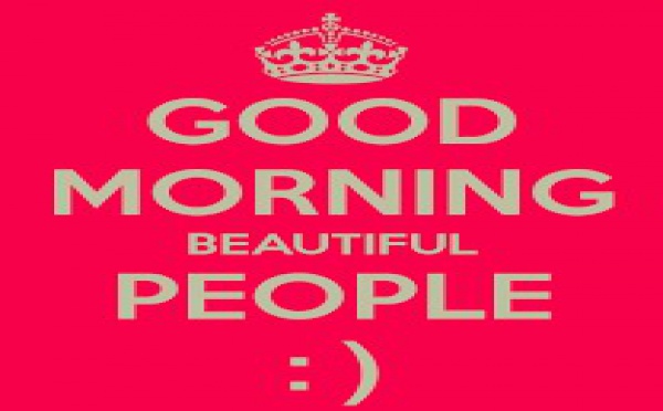 LE GOOD MORNING PEOPLE