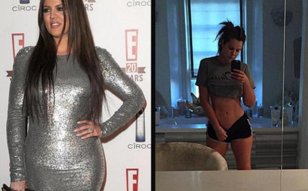 PHOTOS Découvrez l’impressionnante perte de poids de Khloe Kardashian !