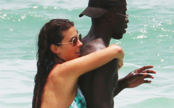 Bacary et Ludi­vine Sagna torrides sur une plage de Floride