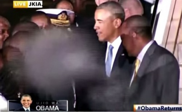 Vidéo - Apparition d'un « démon » lors de la visite de Barack Obama au Kenya