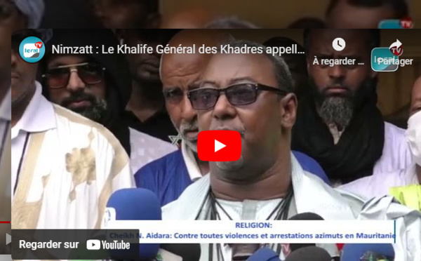  Ziarra de Nimzatt : Le Khalife général des Khadres appelle à la paix et exprime son soutien à la Mauritanie