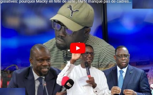 Législatives 2024 : Pourquoi Macky est-il tête de liste, si l'APR ne manque pas de cadres et responsables ?