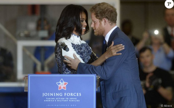 Prince Harry : Belle complicité avec Michelle Obama pour ses Invictus Games