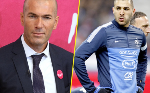 Zinedine Zidane : "Touché" par Karim Benzema, il le conseille dans l’affaire Valbuena