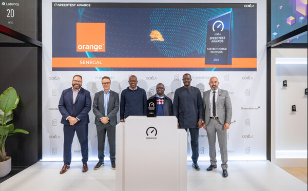 Photos/ Mobile World Congress : Orange sacré "Meilleur réseau mobile du Sénégal" pour l’année 2024 par OOKLA