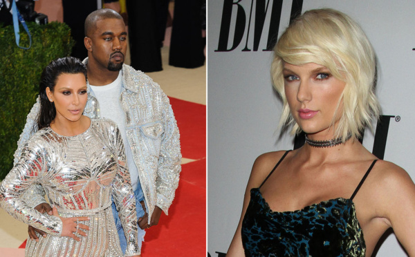 Kim Karda­shian dévoile un enre­gis­tre­ment éton­nant et gênant entre Kanye West et Taylor Swift