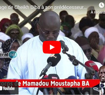 L'hommage de Cheikh Diba à son prédécesseur: "Mamadou Moustapha Ba était un homme bon, affable et généreux"